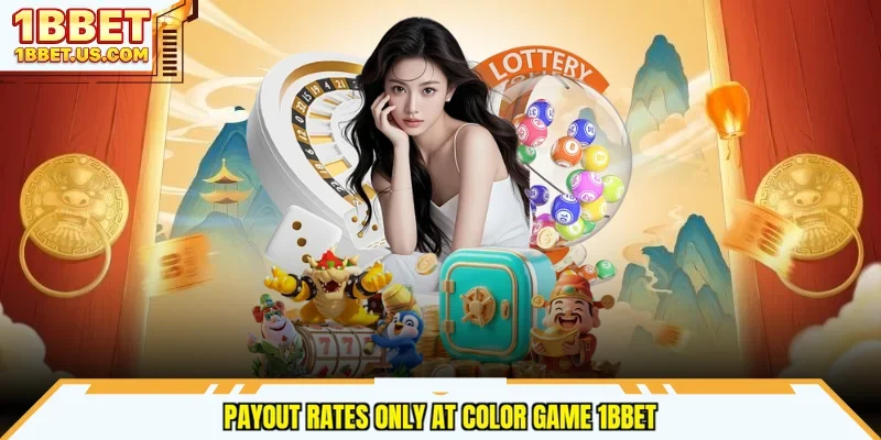 Payout rates only at Color game 1bbet