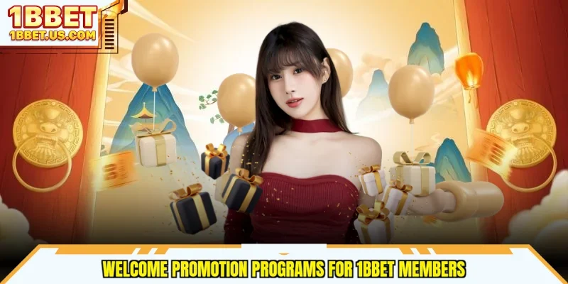 Welcome promotion programs for 1bbet members