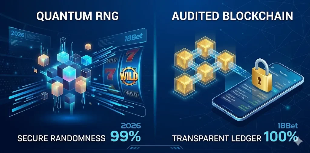 Secure blockchain auditing and RNG integrity for Virtual Sports at 1bbet